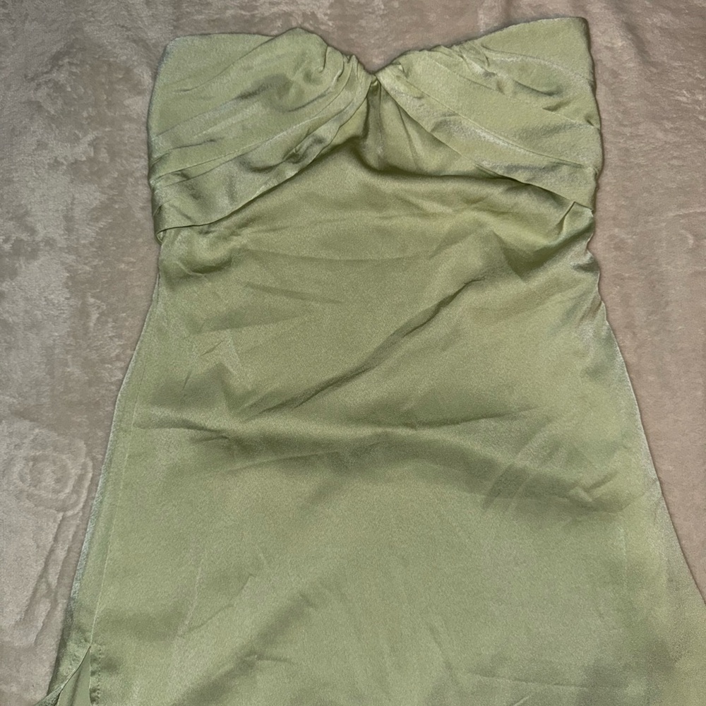Princess Polly Green Ruched Sweetheart Sheath Dress